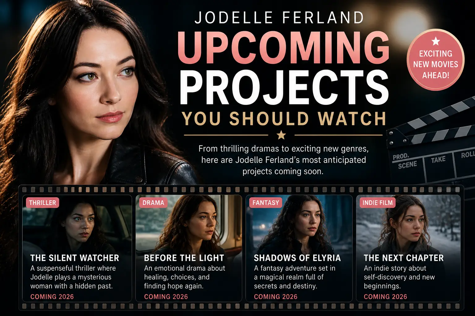 Upcoming projects Jodelle Ferland