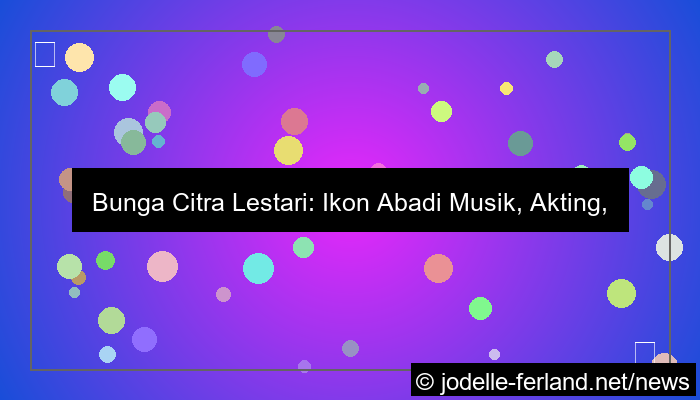 ilustrasi Bunga Citra Lestari