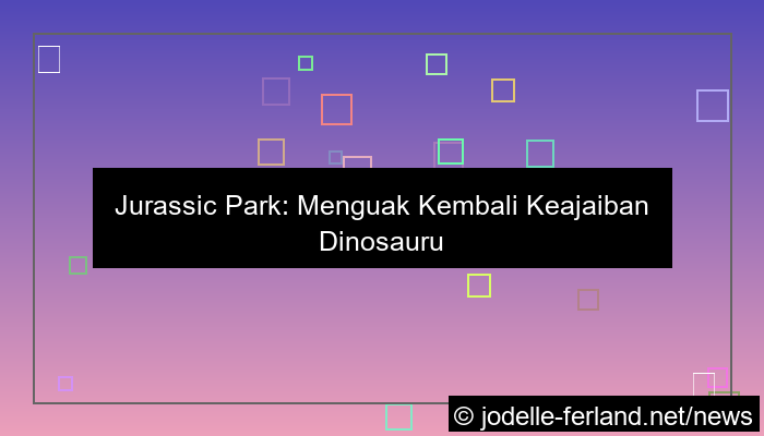desain Jurassic Park