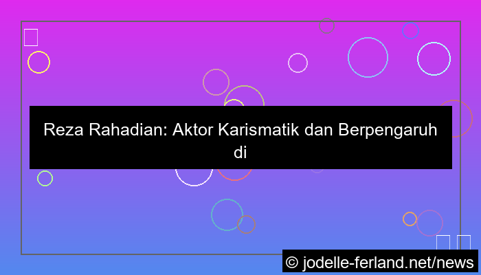 visual Reza Rahadian