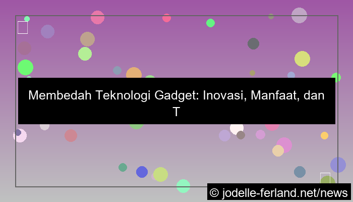 ilustrasi teknologi gadget