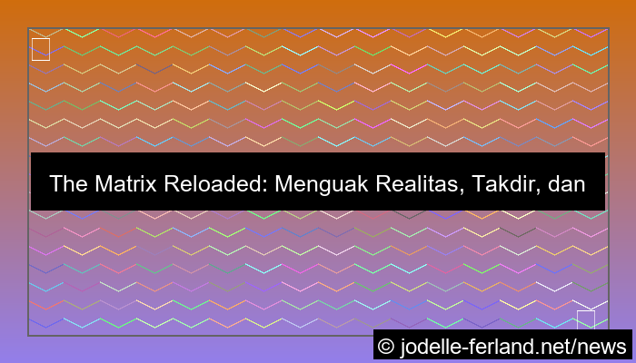 visual The Matrix Reloaded